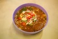 Malaysian Penang Laksa spicy soup