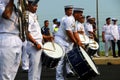 Malaysian Royal Navy Brass band aslo know as Royalty Free Stock Photo