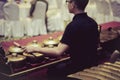 Malaysian traditional music instrument called Gamelan with beaut