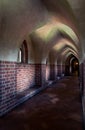 Malbork castle corridor Royalty Free Stock Photo