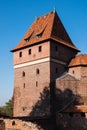 Malbork Castle is famous landmark of Poland outdoor
