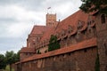 Malbork, medieval teutonic castle ruins in Poland