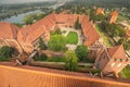 Malbork Castle at Nogat River in Poland, Europe