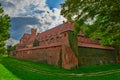 Malbork Castle of Northern Poland Royalty Free Stock Photo