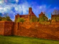 Malbork castle in Poland Royalty Free Stock Photo