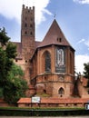 Malbork Castle (Poland),a medieval fortress Royalty Free Stock Photo