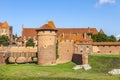 Malbork castle in Pomerania region of Poland Royalty Free Stock Photo