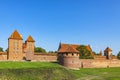 Malbork castle in Pomerania region of Poland Royalty Free Stock Photo