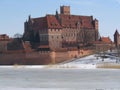 Malbork castle of teutonic knights Royalty Free Stock Photo