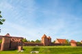 Malbork, Marienburg, the biggest medieval gothic castle of the Order of Teutonic Knights Ordensritter in Poland