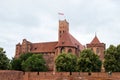 Malbork, medieval teutonic castle ruins in Poland
