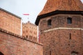 Malbork, medieval teutonic castle ruins in Poland