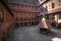 MALBORK, POLAND - 01 APRIL 2017: Picturesque scene of Malbork ca