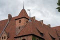 Malbork, Poland - 19 July , 2021 - view of malbork castle with red brick in Poland Royalty Free Stock Photo