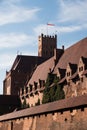 Malbork Castle is famous landmark of Poland outdoor