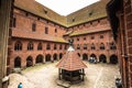 MALBORK, POLAND - September 10,2016:Interior in greatest Gothic Royalty Free Stock Photo