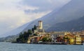 Malcesine Castle italy lake garda Royalty Free Stock Photo