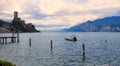 Malcesine, Italy. Malcesine on Garda lake, Italy Royalty Free Stock Photo