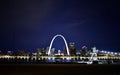 Malcolm w Miller memorial park east st louis illinois overlook gateway arch Royalty Free Stock Photo