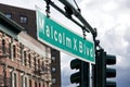 Malcolm X Blvd - Harlem, New York City Royalty Free Stock Photo