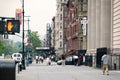 Malcolm X Boulevard in Harlem district. New York