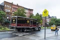 Malcolm X Boulevard in Harlem in New York City, USA Royalty Free Stock Photo