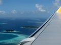 The Maldives - aerial view