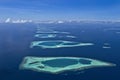 Maldives Atolls Royalty Free Stock Photo