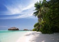 Maldives beach Royalty Free Stock Photo