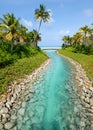 Maldives beach resorts Royalty Free Stock Photo