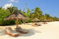 Maldives beach3 Royalty Free Stock Photo