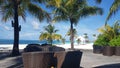 Maldives lounge bar Royalty Free Stock Photo