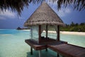 The Maldives. Paradise rest. Beautiful seascape. Place for relaxation