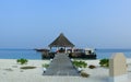 Maldives resort Landscape Royalty Free Stock Photo