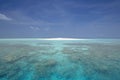 Maldives sandbank Royalty Free Stock Photo