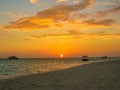 Maldives sunset background