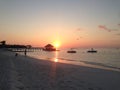 Maldives Sunset NIYAMA Island resort Royalty Free Stock Photo