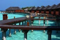 Maldives water villa