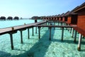 Maldives water villa