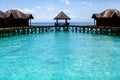 Maldives, water villas