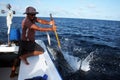 Maldivian fisherman Royalty Free Stock Photo