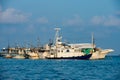 Maldivian fishing boat in male Royalty Free Stock Photo