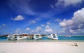 Maldivian Port Royalty Free Stock Photo