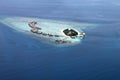 Maldivian resort Royalty Free Stock Photo