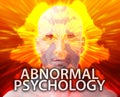 Male abnormal psychology Royalty Free Stock Photo