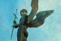Male Angel Archangel Statue with Sword