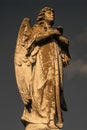 Male Angel Statue Royalty Free Stock Photo