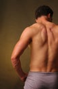 Male Back Royalty Free Stock Photo