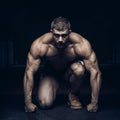 Male bodybuilder, fitness model