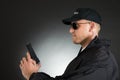 Male Bodyguard With Gun Royalty Free Stock Photo